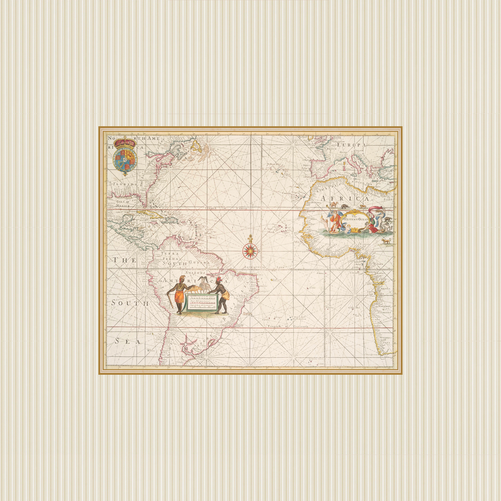 Vintage Map - Atlantic