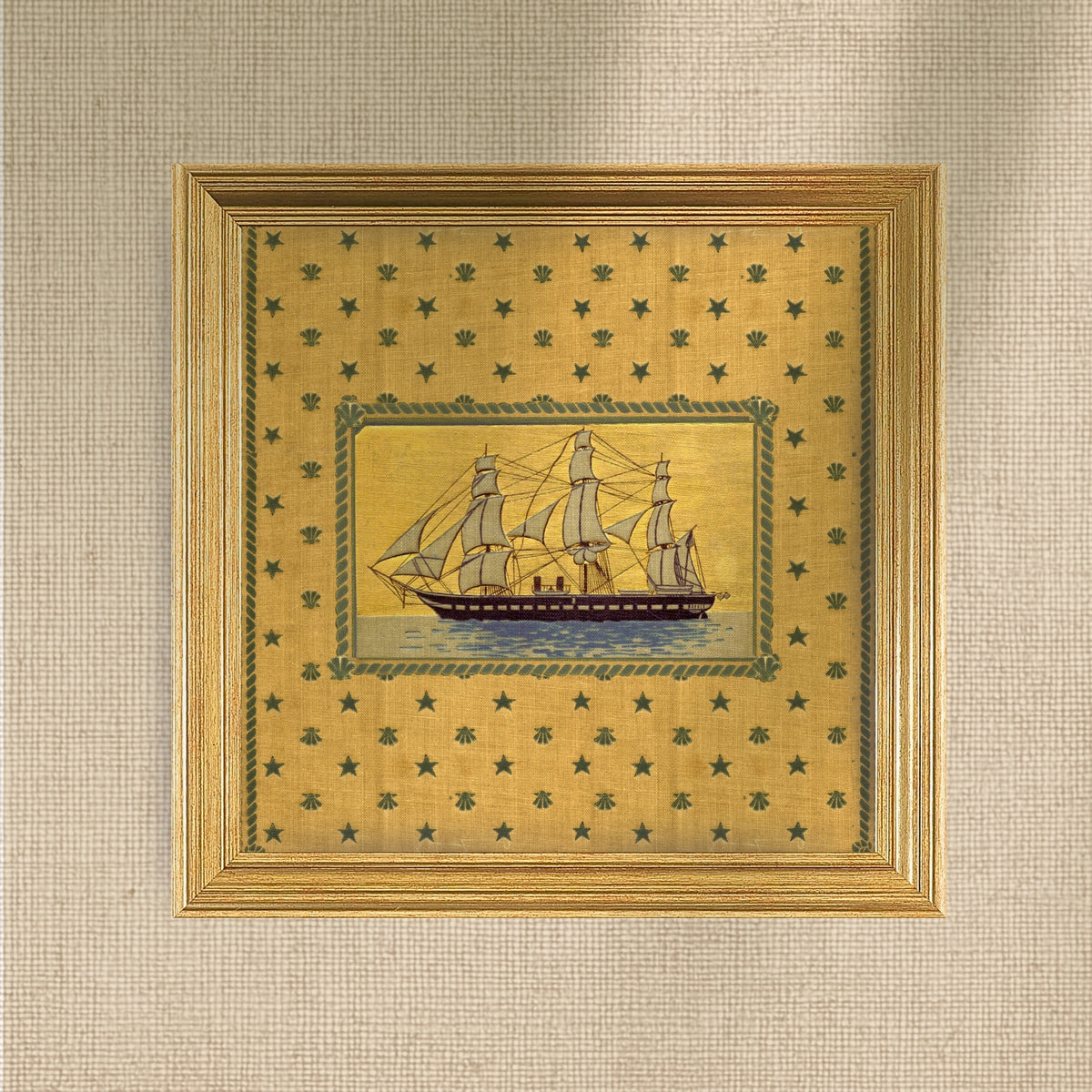 Vintage Gold Boat