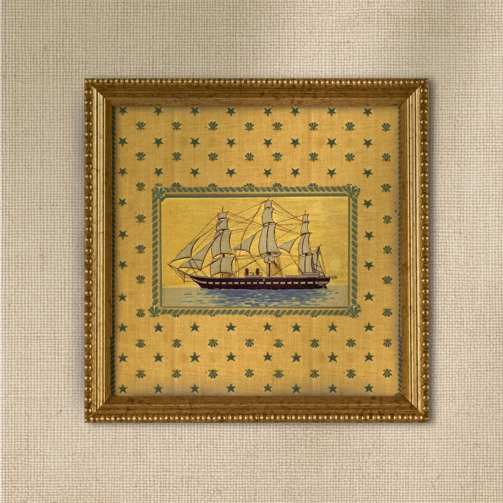 Vintage Gold Boat
