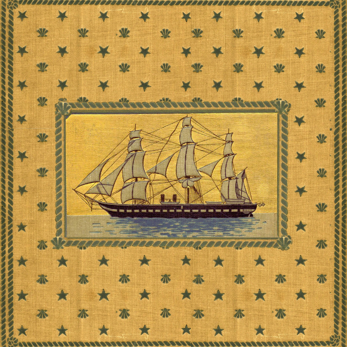 Vintage Gold Boat