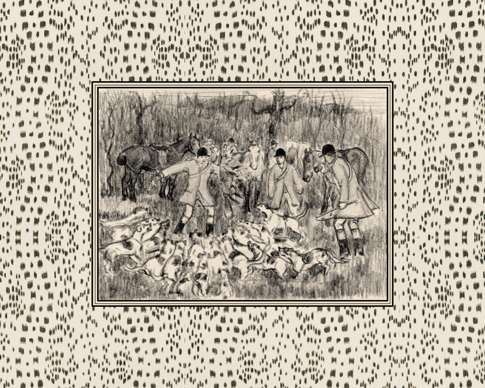 Dalmatian Hunting Dogs