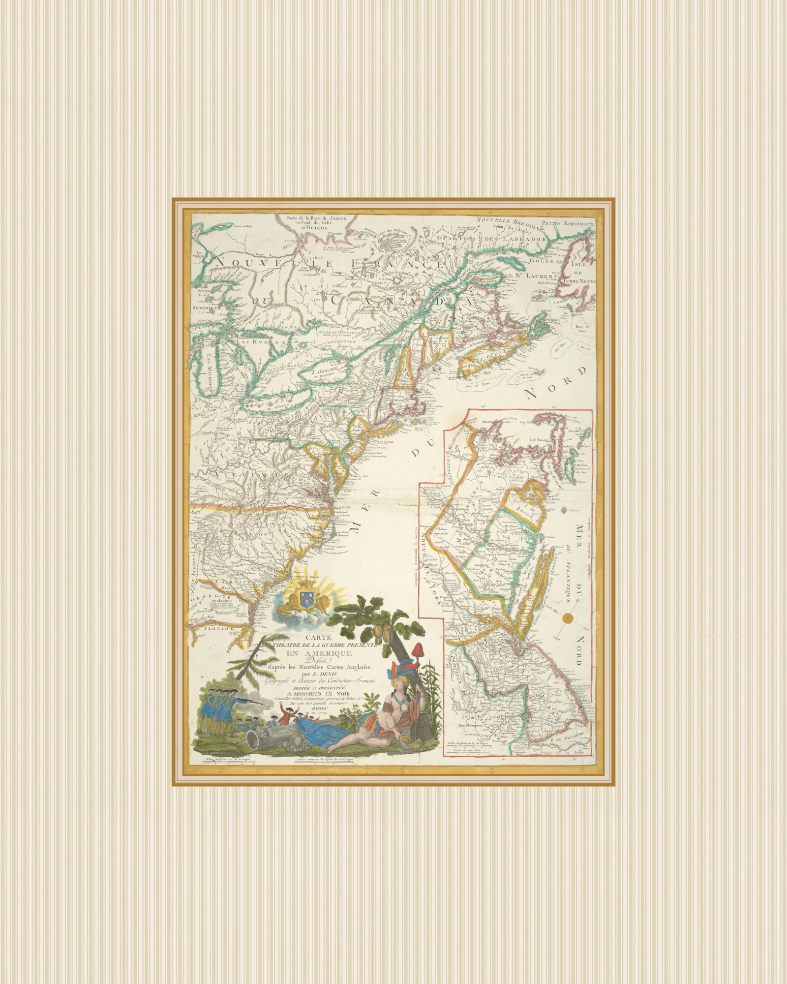 Vintage Map - East Coast