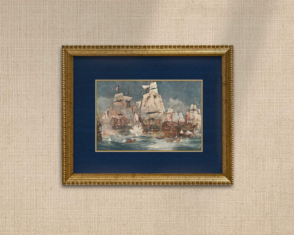 Vintage Naval Warfare Giclee