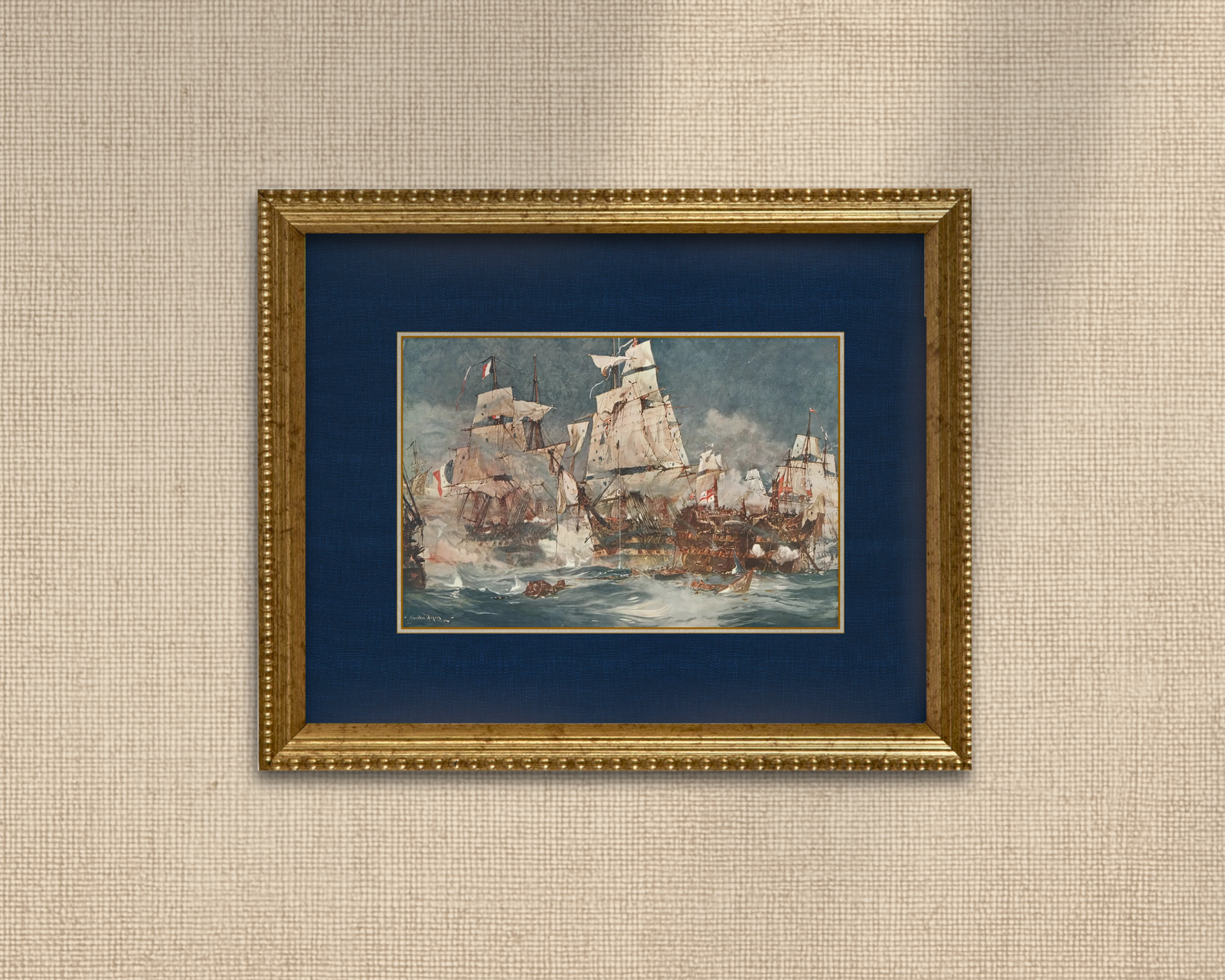 Vintage Naval Warfare Giclee