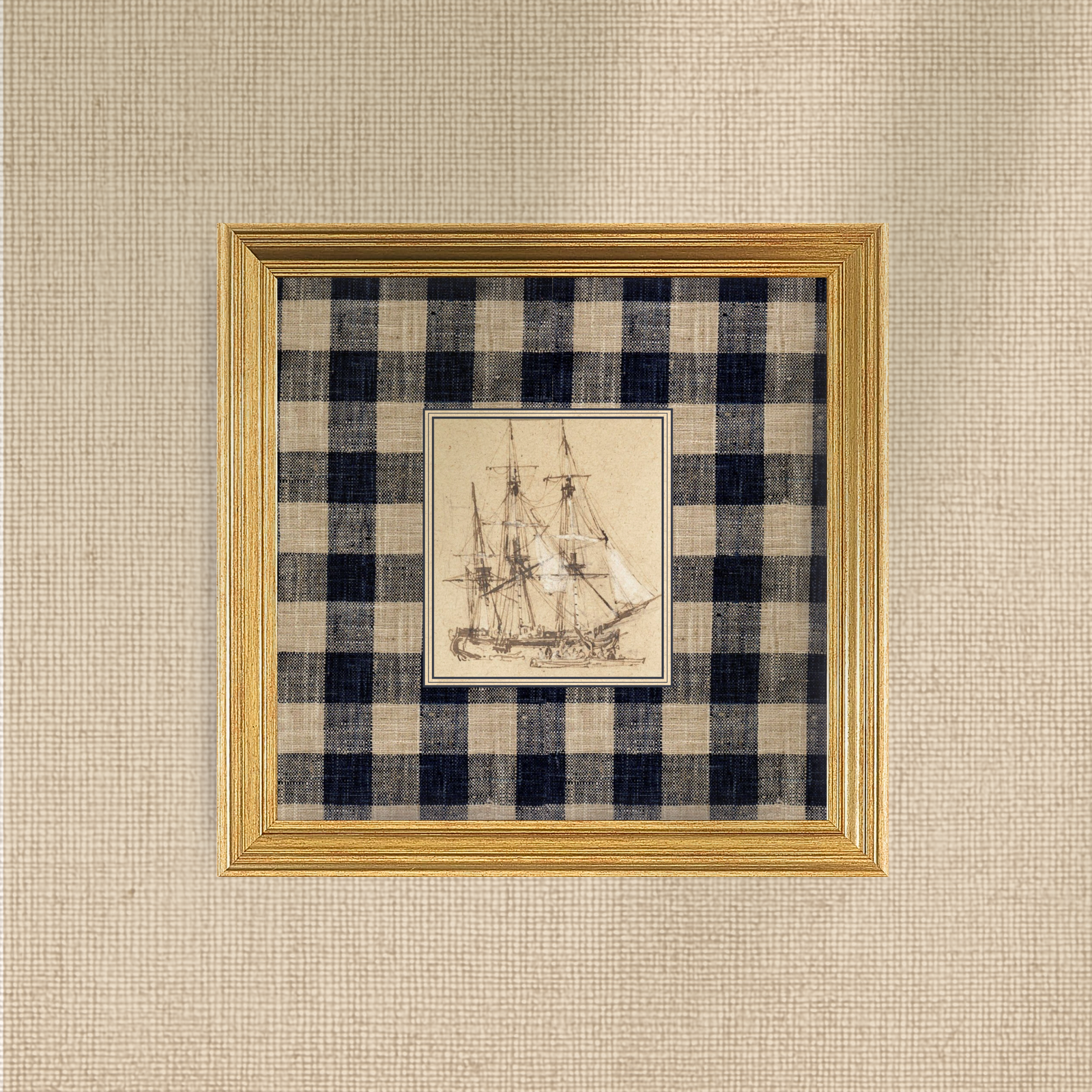Gingham & Galleons | Vintage Sailboat