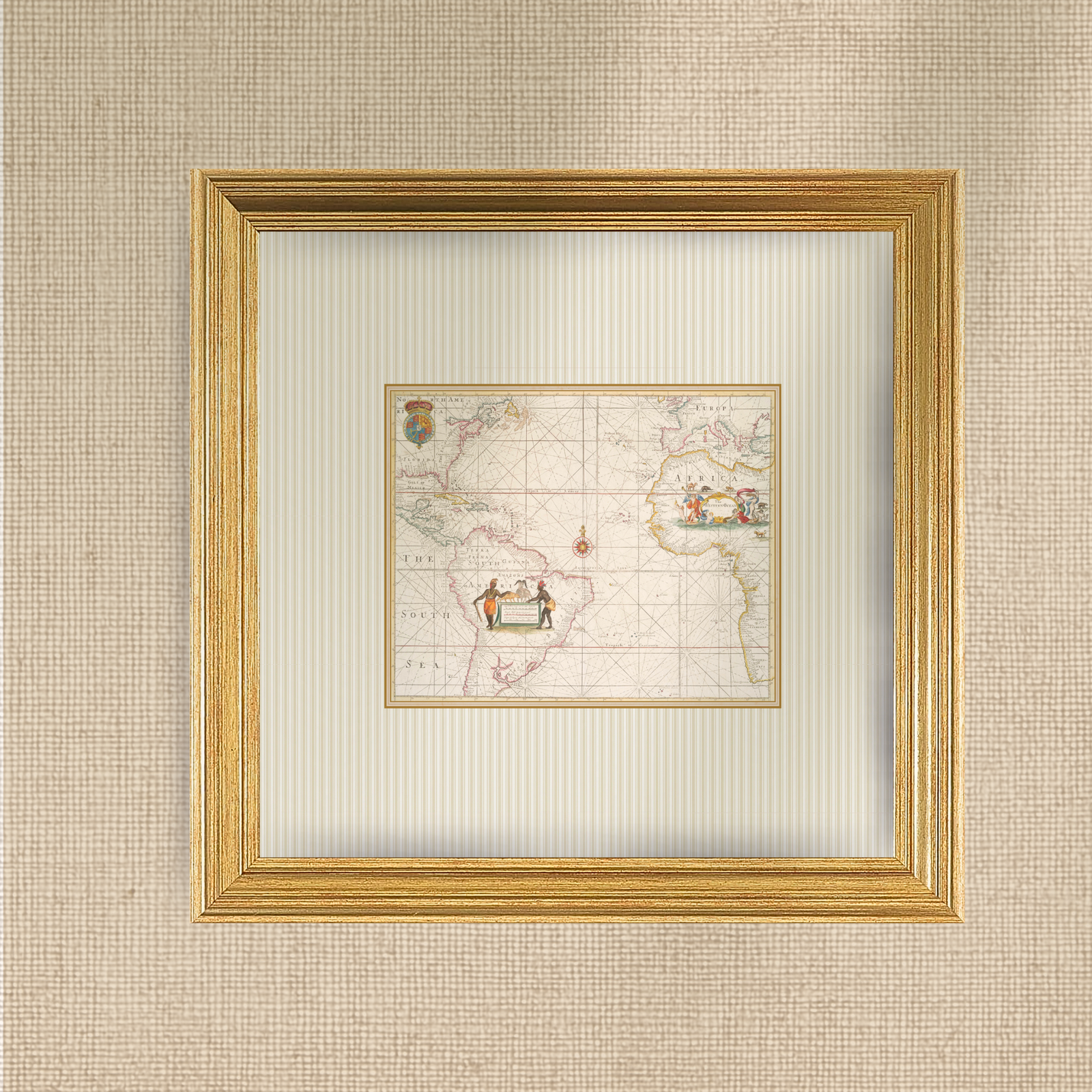 Vintage Map - Atlantic