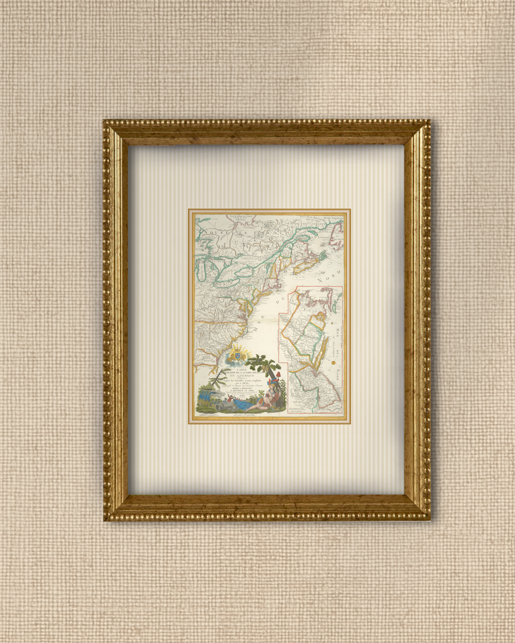 Vintage Map - East Coast