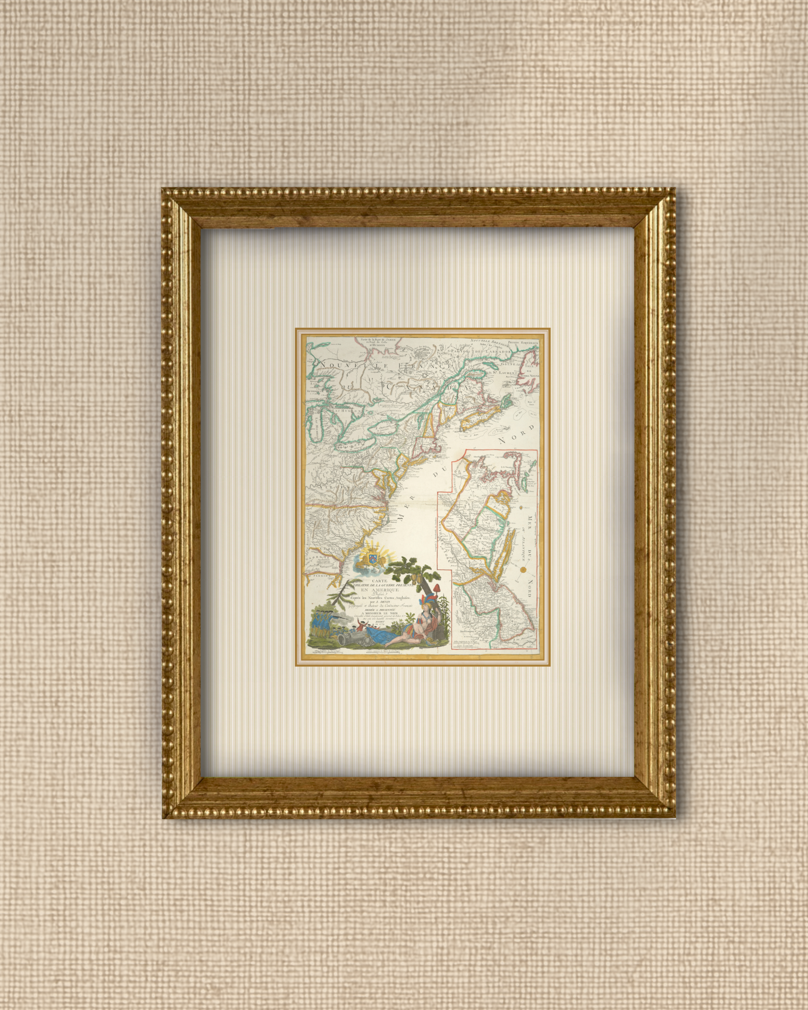 Vintage Map - East Coast