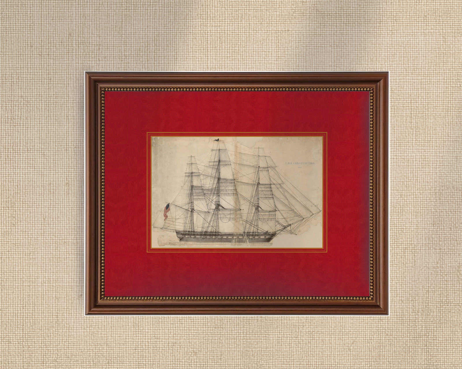 USS Vintage Frigate Boat Plan