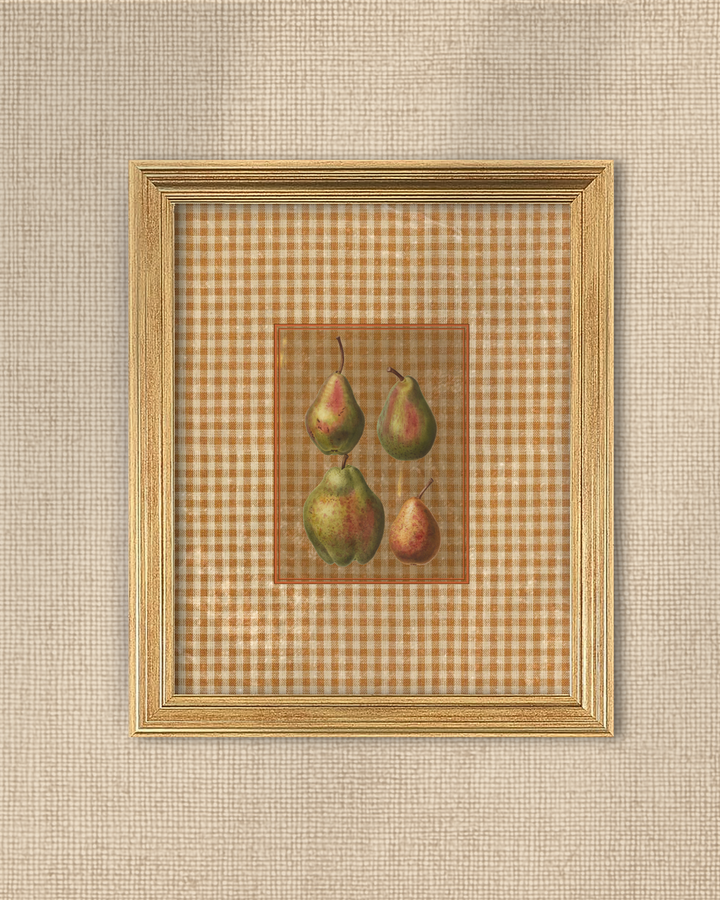 Antique Fruit 2 - Pairs of Pears