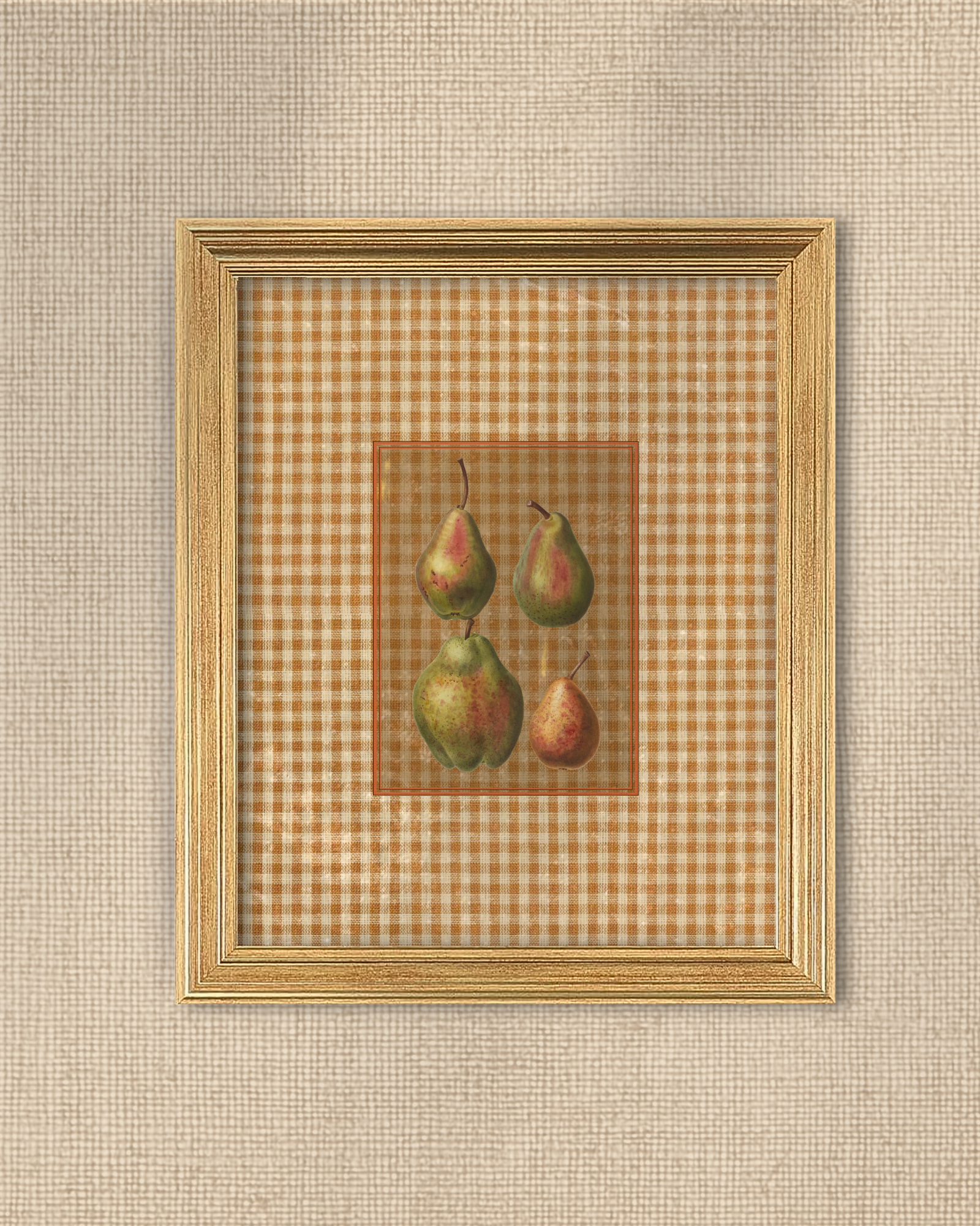 Antique Fruit 2 - Pairs of Pears