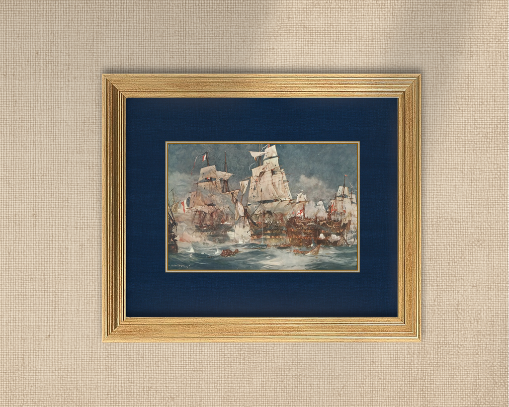 Vintage Naval Warfare Giclee