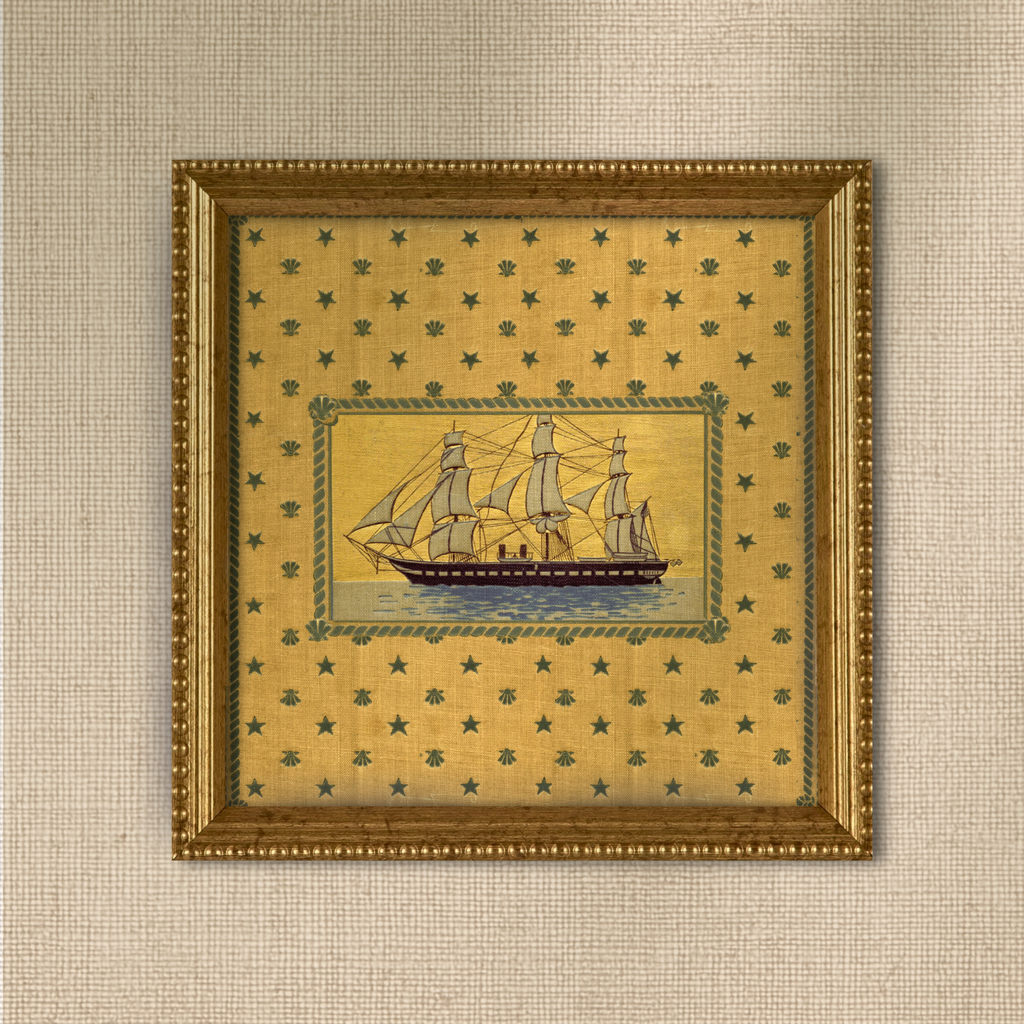 Vintage Gold Boat