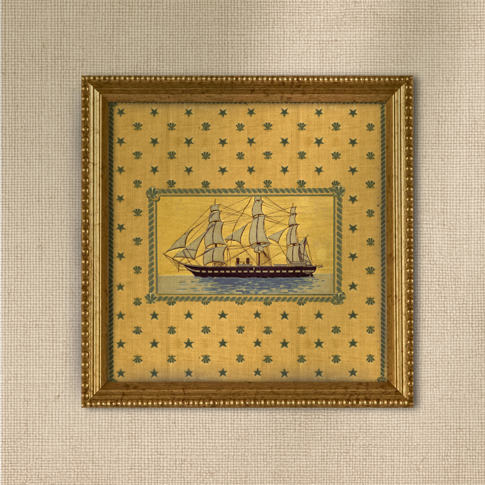 Vintage Gold Boat