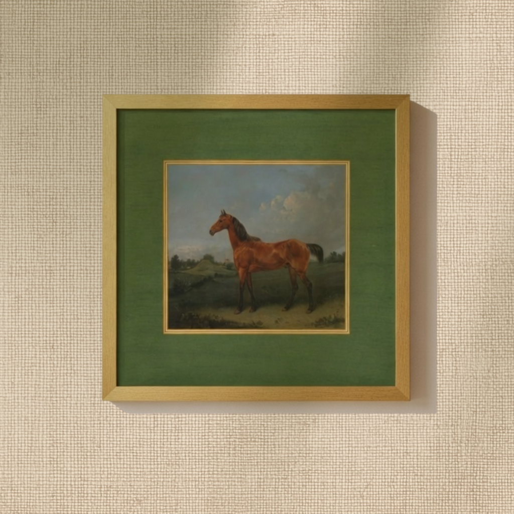 Equestrian Horse Portrait - Brown Horse