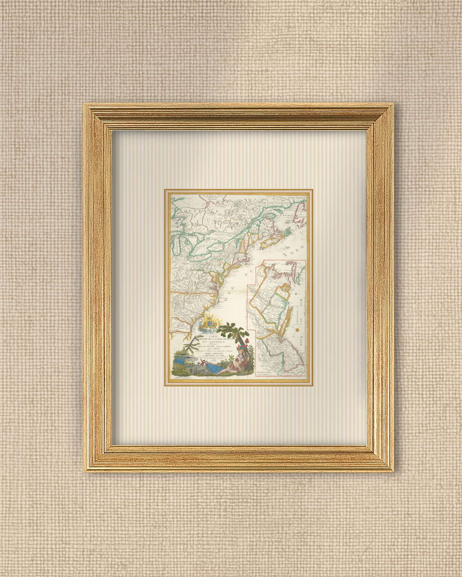Vintage Map - East Coast