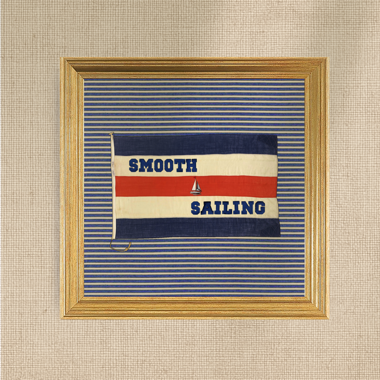 Smooth Sailing - Nautical Flag