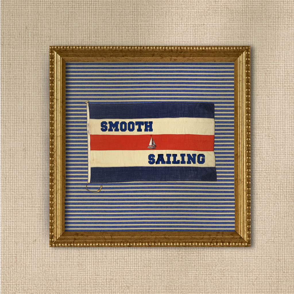 Smooth Sailing - Nautical Flag