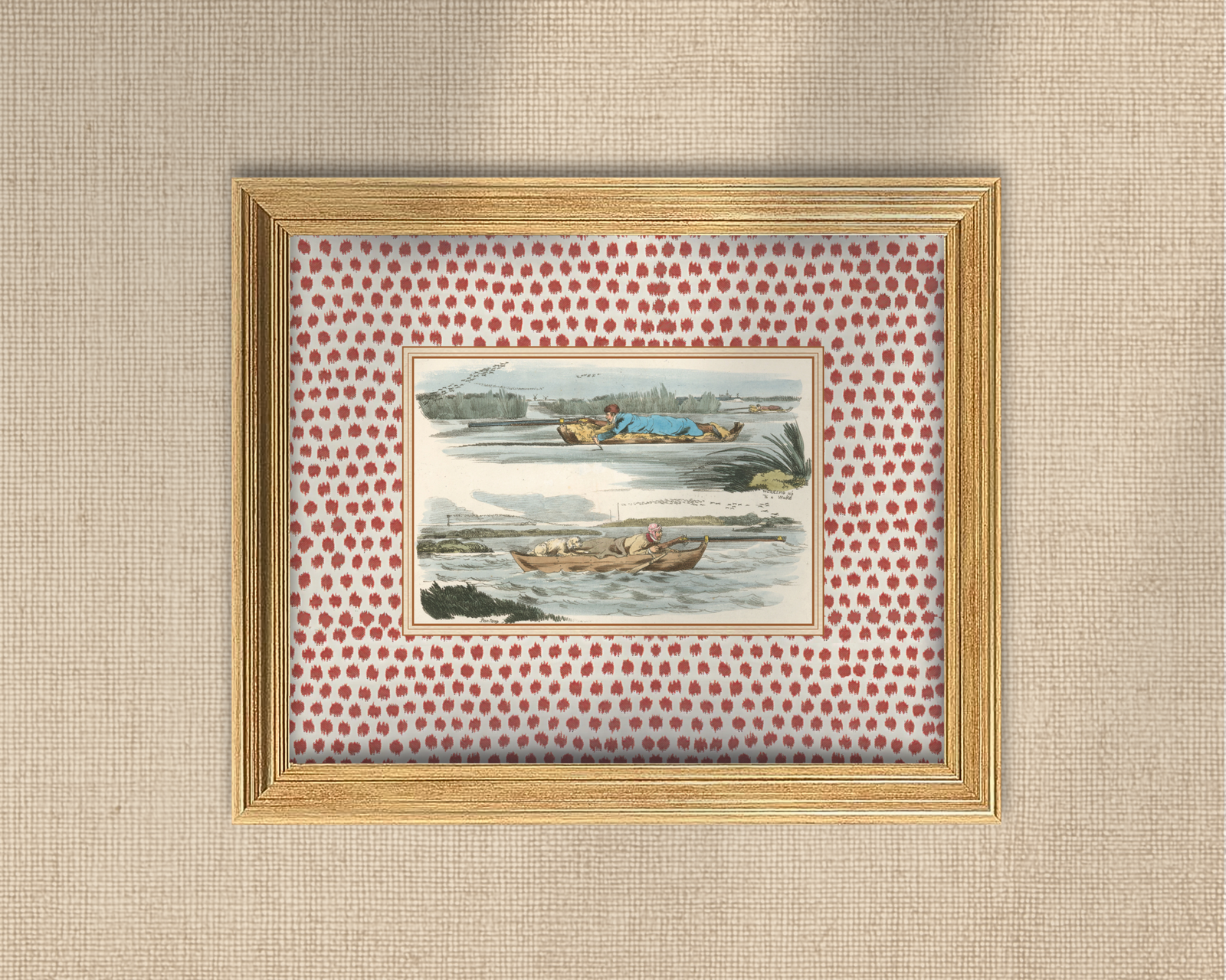 Sporting Sketch 5 - Canoe, Aim, Fire