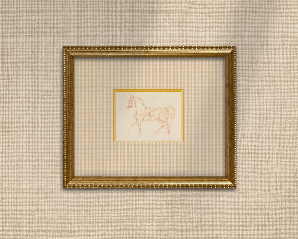 Vintage Horse Sketch