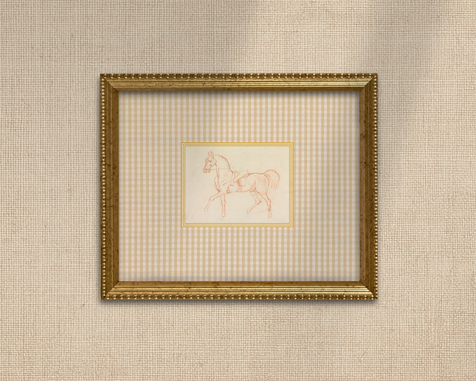 Vintage Horse Sketch