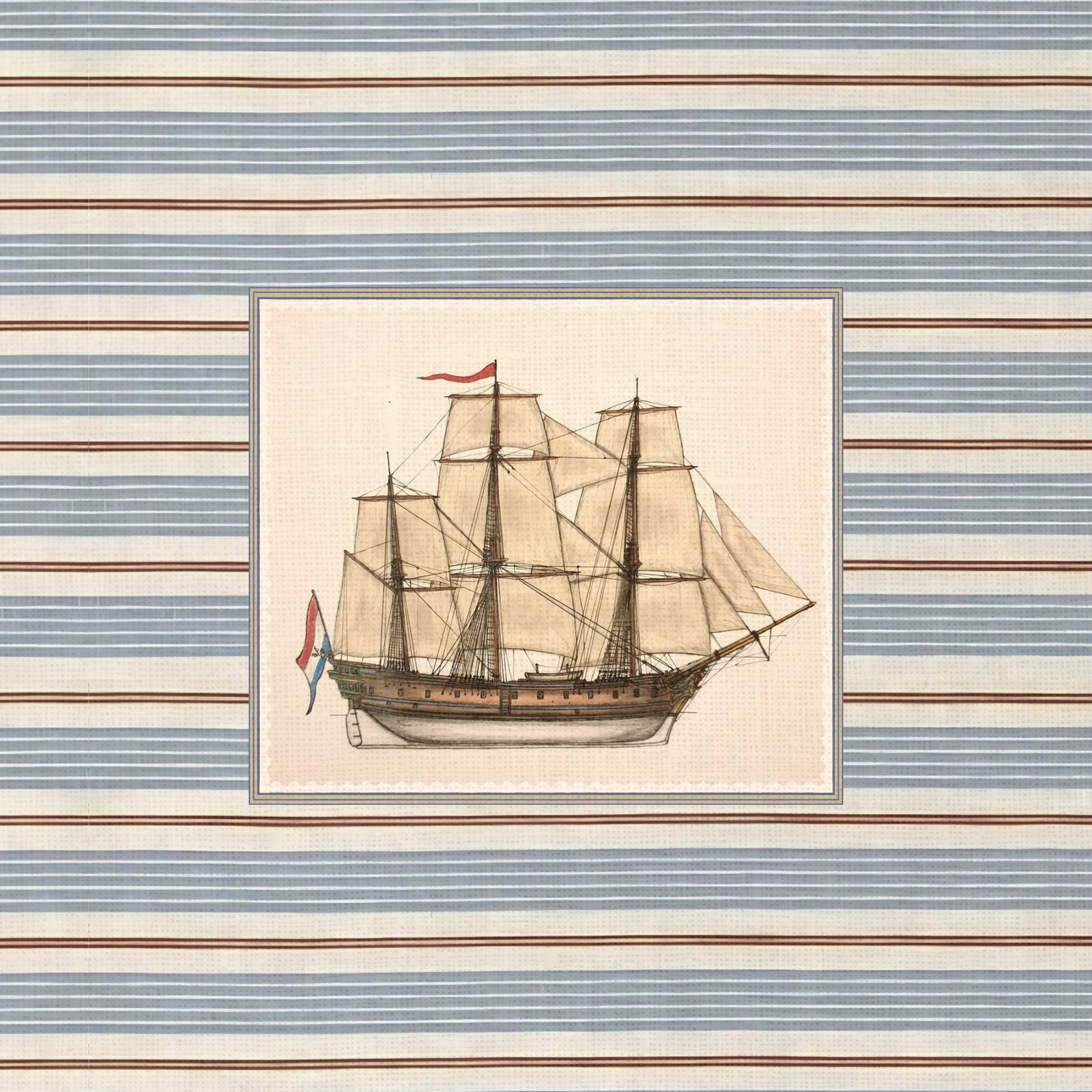 Vintage Sailboat I