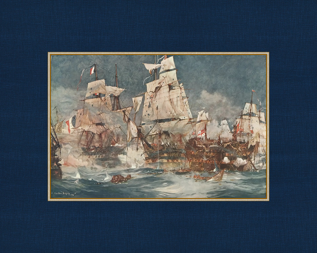 Vintage Naval Warfare Giclee