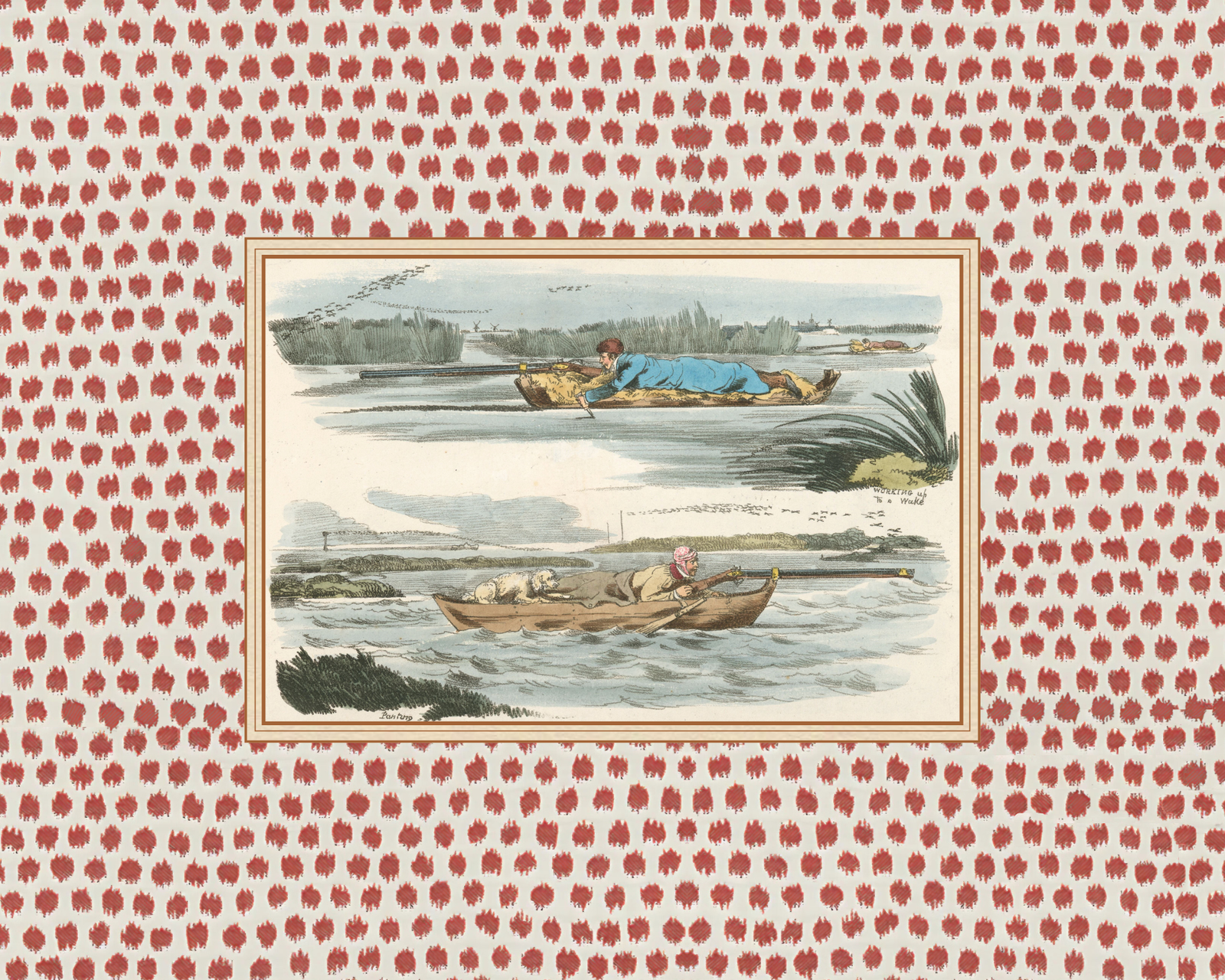 Sporting Sketch 5 - Canoe, Aim, Fire