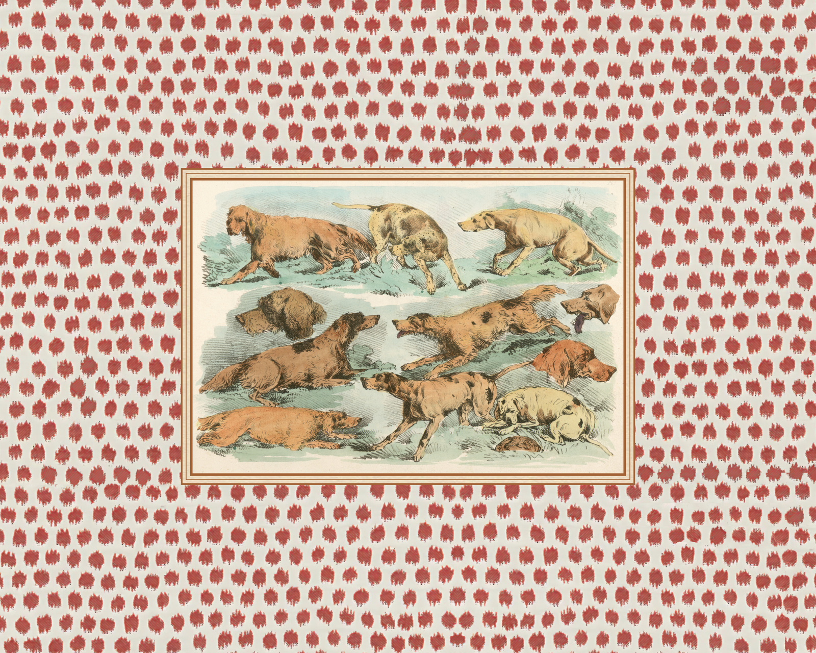 Sporting Sketch 8 - Dogs Living