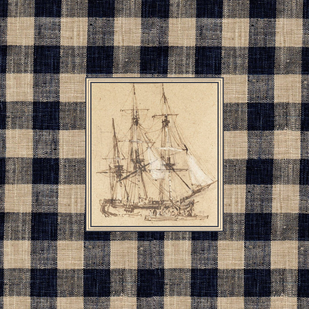 Gingham & Galleons | Vintage Sailboat
