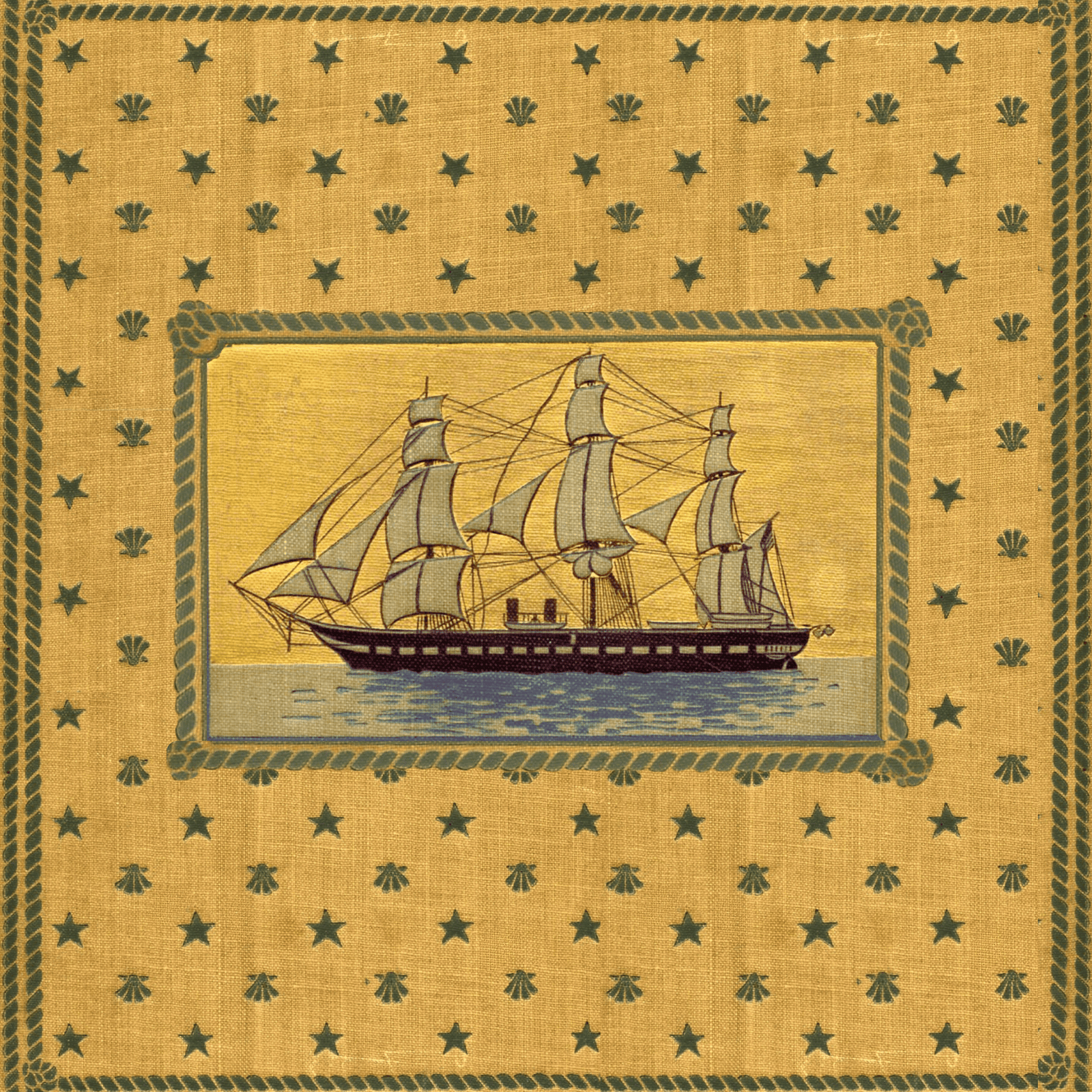 Vintage Gold Boat