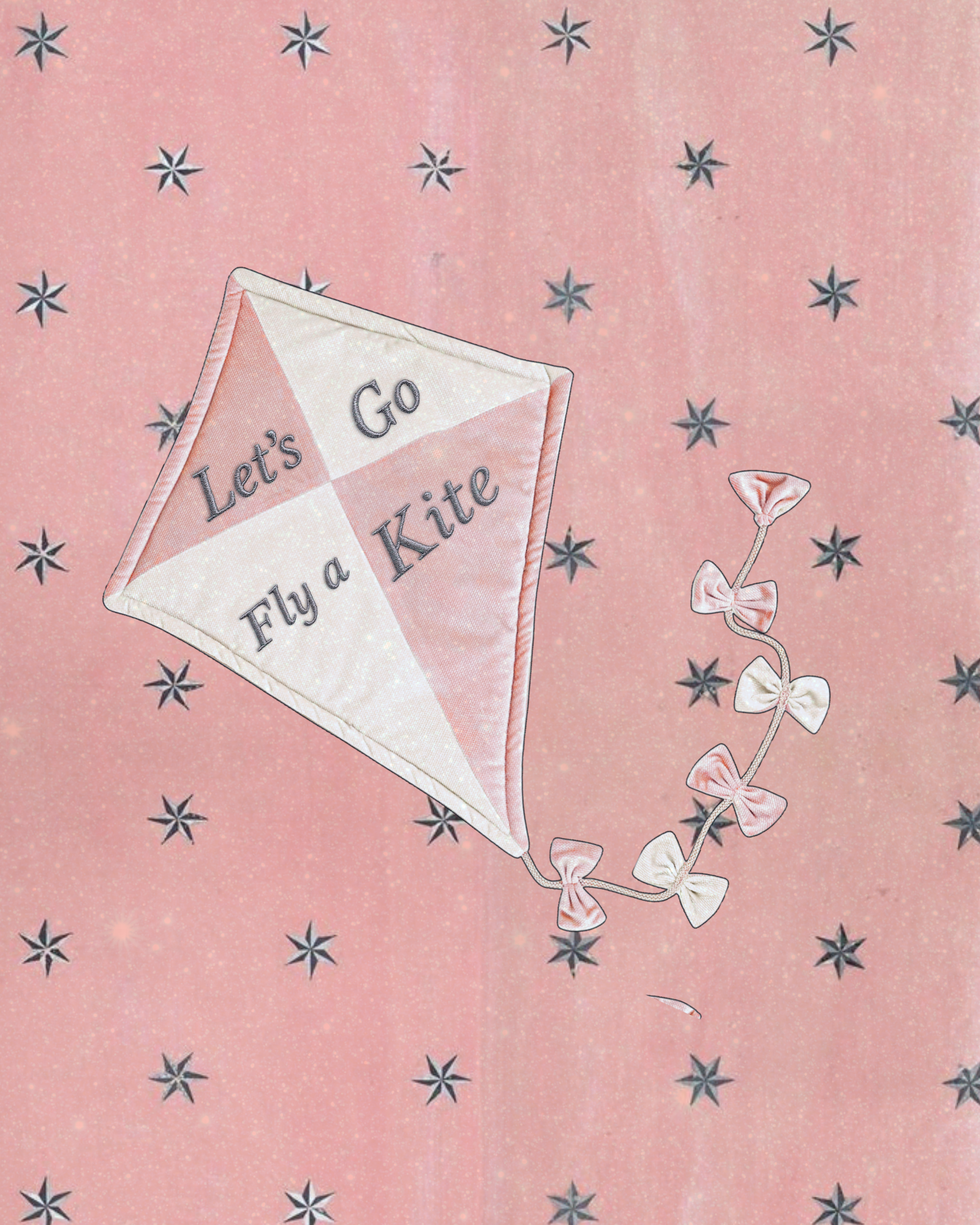 Let's Go Fly A Kite - Pink